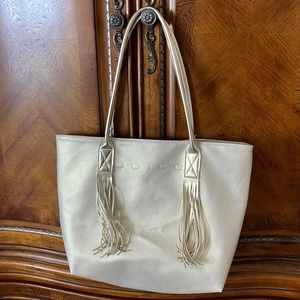Gold, Joico bag with gold tassels